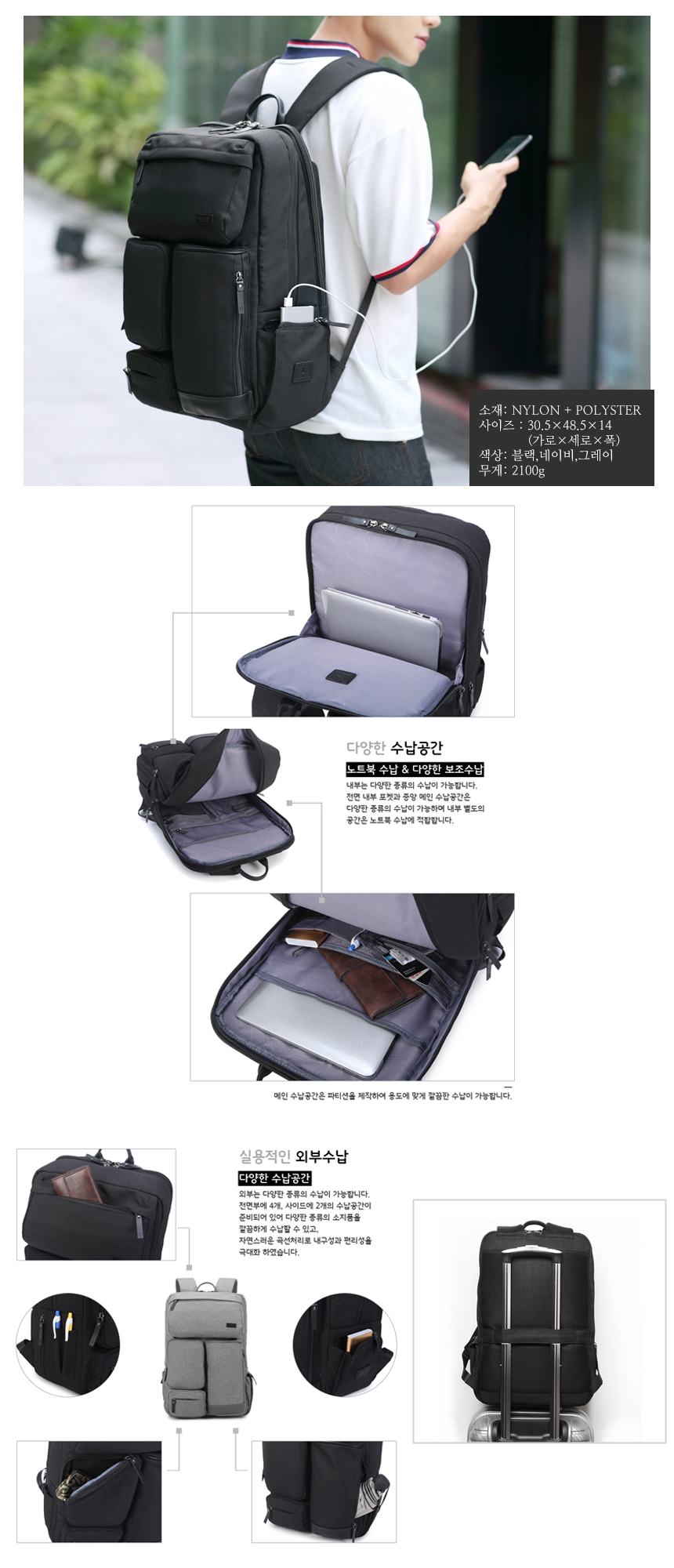 Travel Backpack Backpack Carrier DF-101 Notebook W