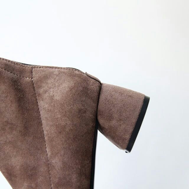 Spandex Suede Ankle Boots 5cm casual design A neat