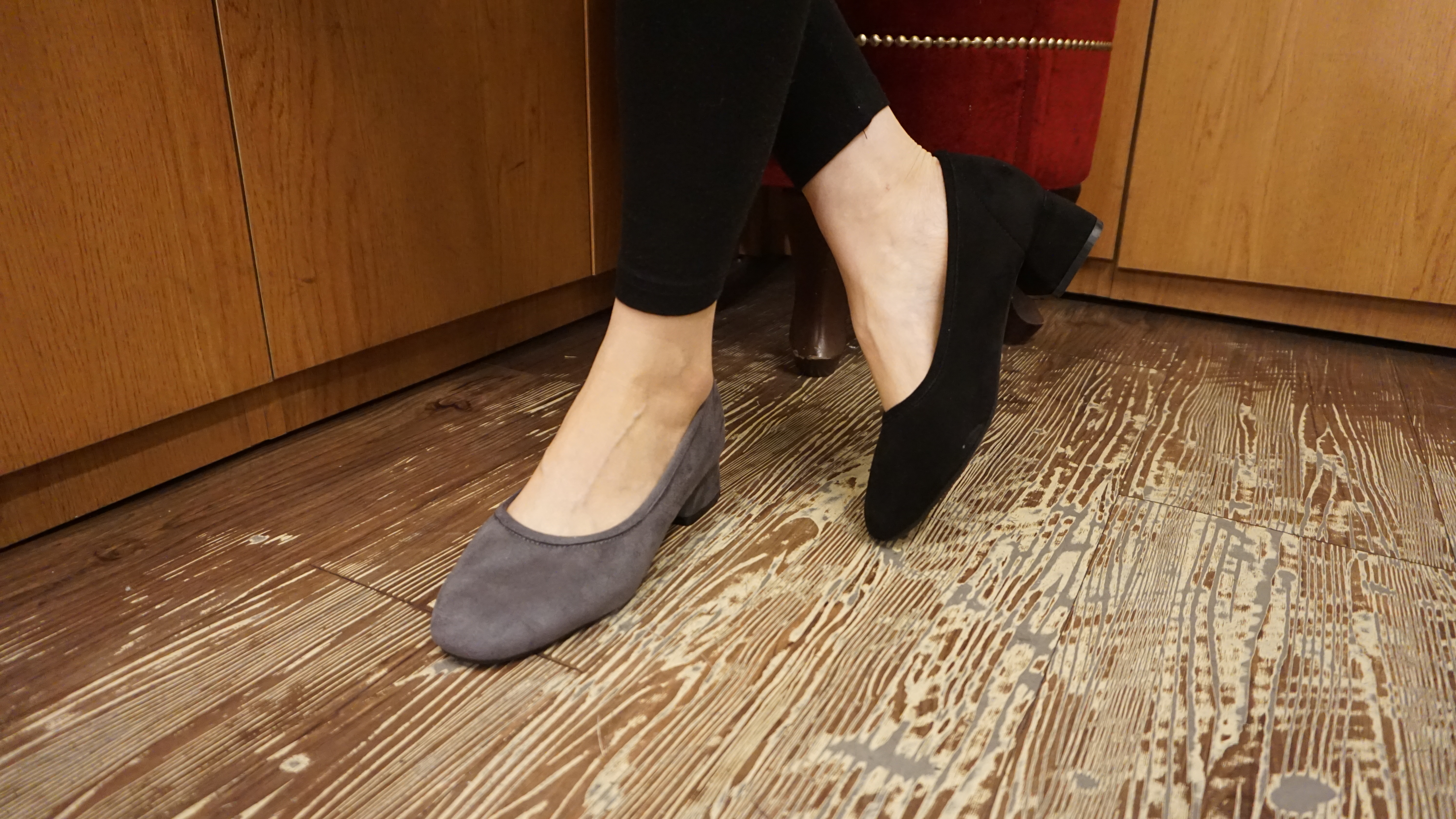 Lava 4cm Fleece Shoe Fur Lining Pumps Suede Winter