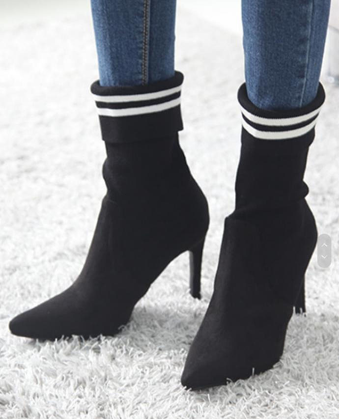 Two-Rope Suede Span Angle Boots Women's Winter 