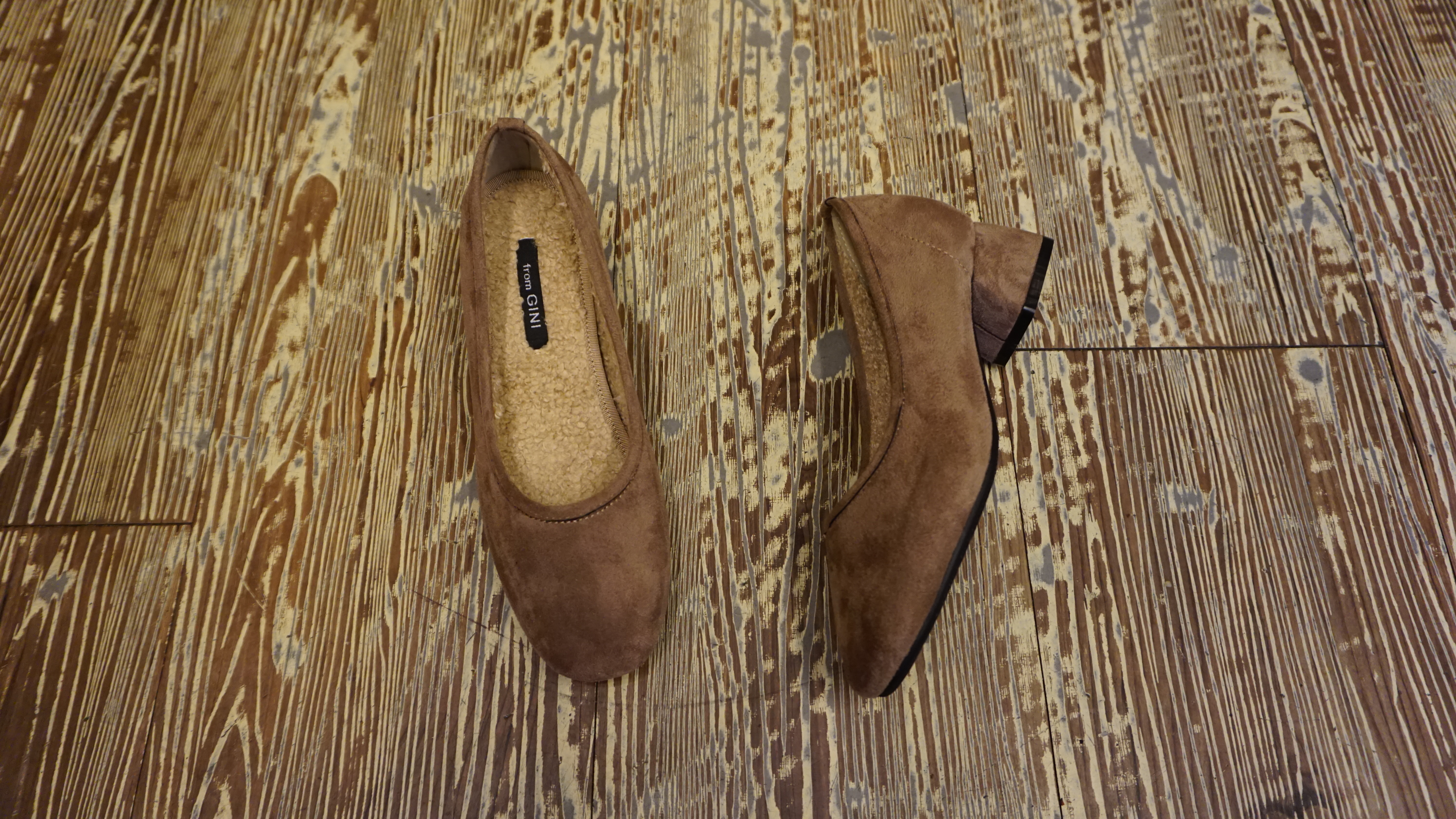 Lava 4cm Fleece Shoe Fur Lining Pumps Suede Winter