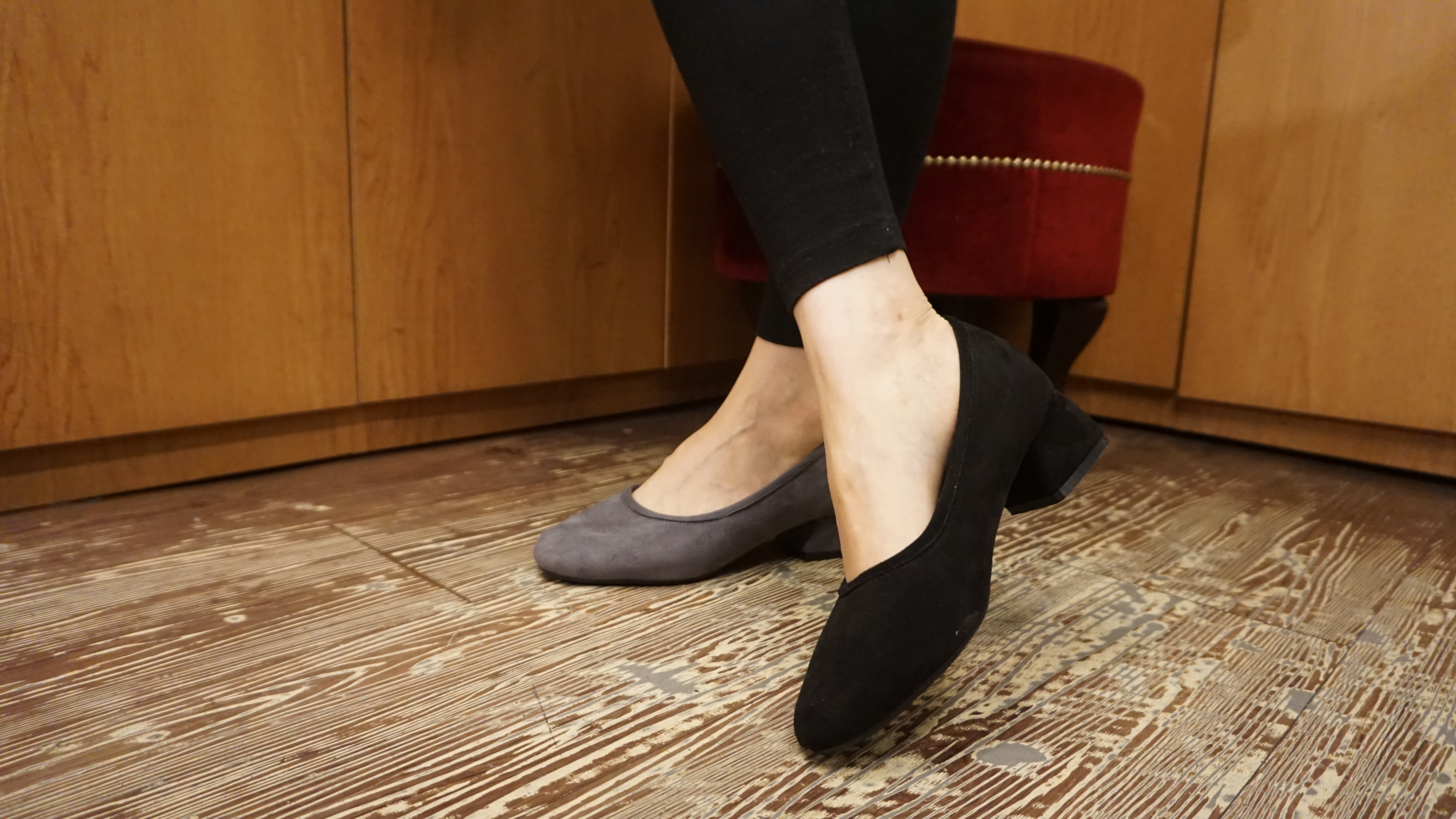 Lava 4cm Fleece Shoe Fur Lining Pumps Suede Winter