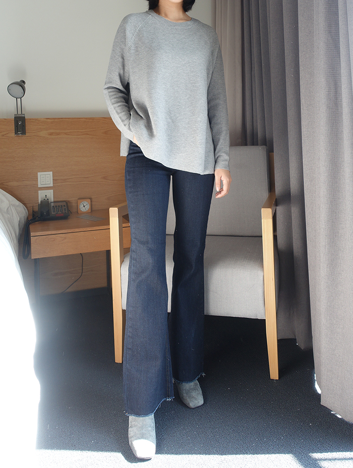 Middle-Heel Suede Angle Boots Cody Anchor Hill Win