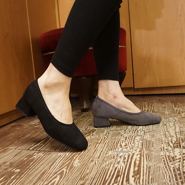 Lava 4cm Fleece Shoe Fur Lining Pumps Suede Winter