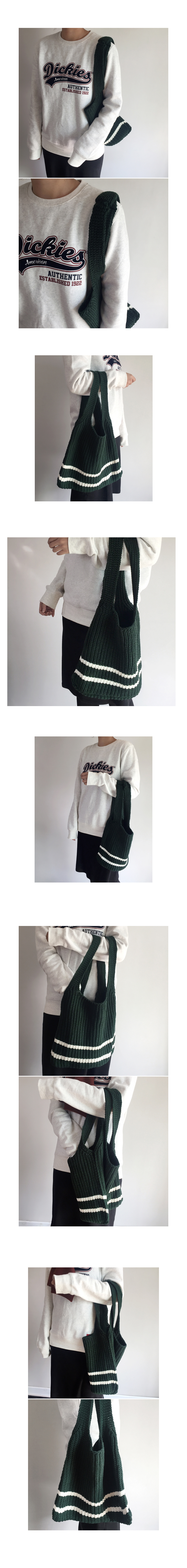 Knit color knit eco bag new term look bag diaper s