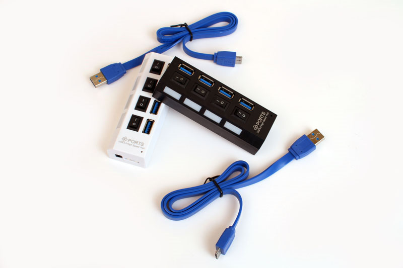 3.0 High Speed ​​Hub 4 Port Independent Switch Moo