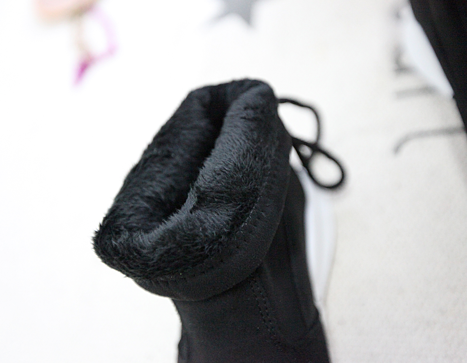 Nome-core style modern boots with suede brushed hi