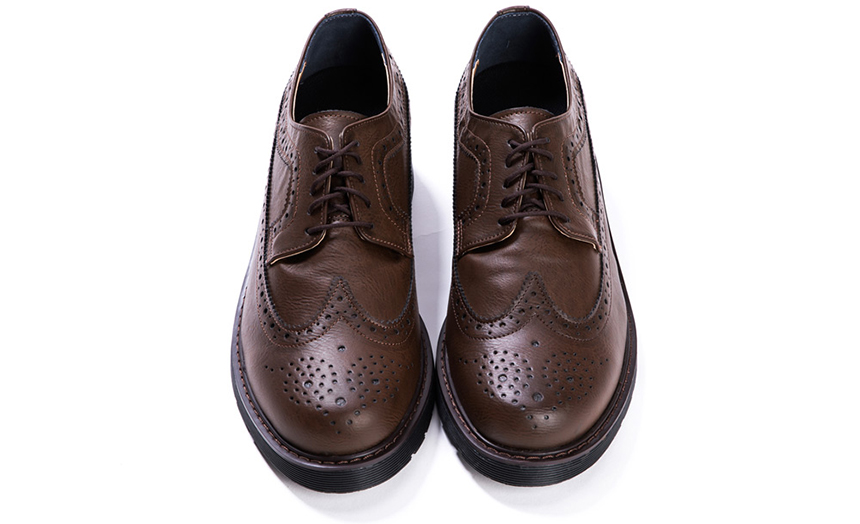 Men's Heel Wingtip Lopper Trendy Styling Dandy 
