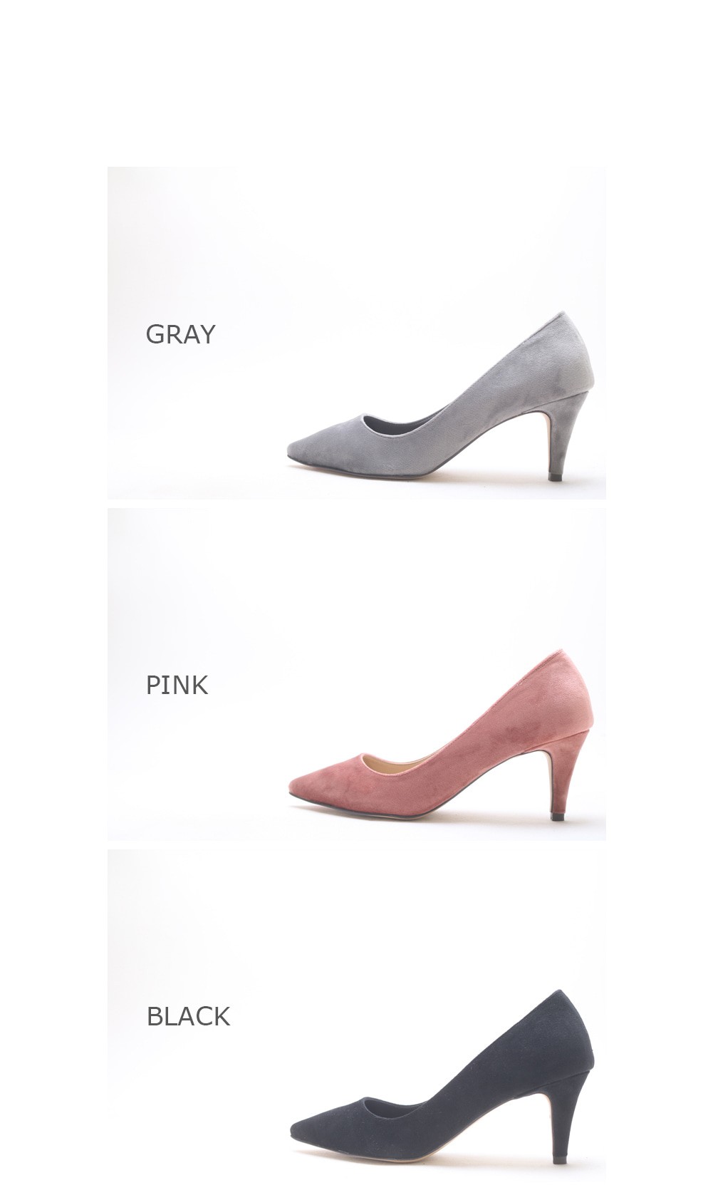 Spike Velvet Shoes 7cm Middle Hill Pumps Domestic