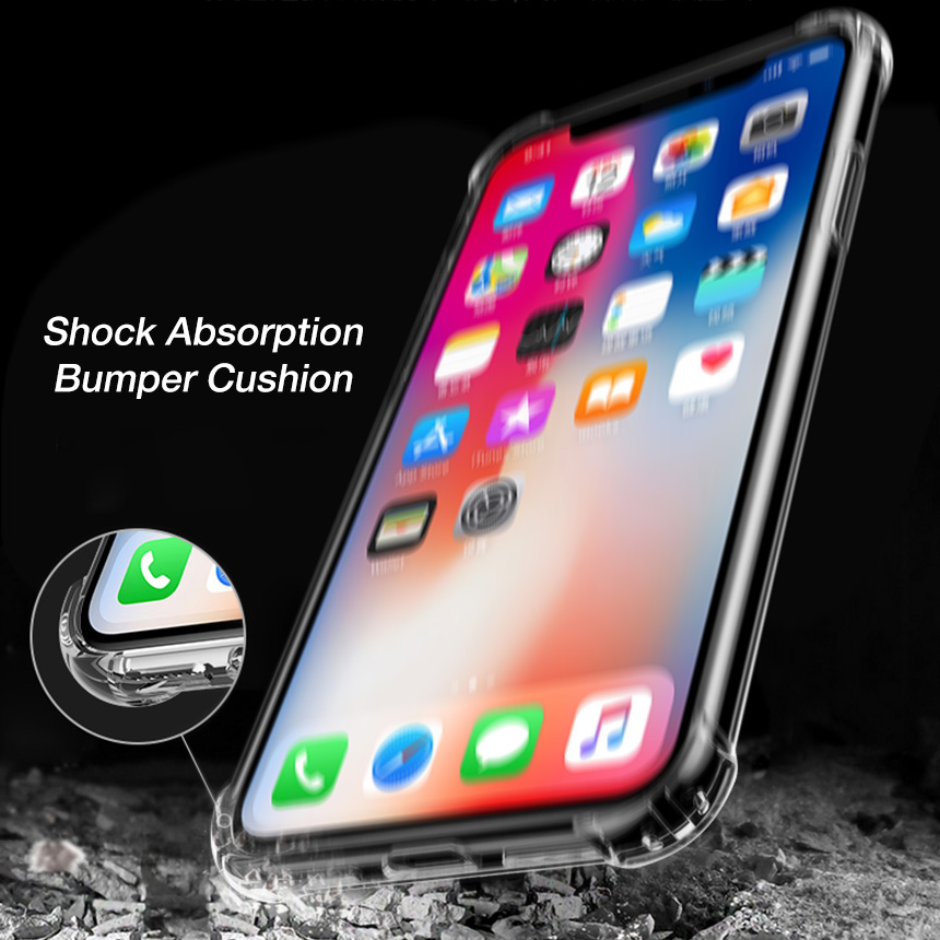 IPhone X Case Never Die Bumper Clear Shock Protect