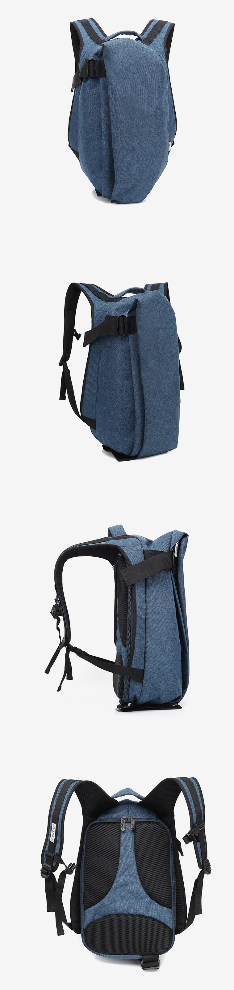 Inbags male laptop carrier band usb expandable bac