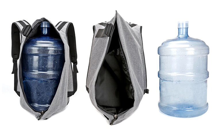 Inbags male laptop carrier band usb expandable bac