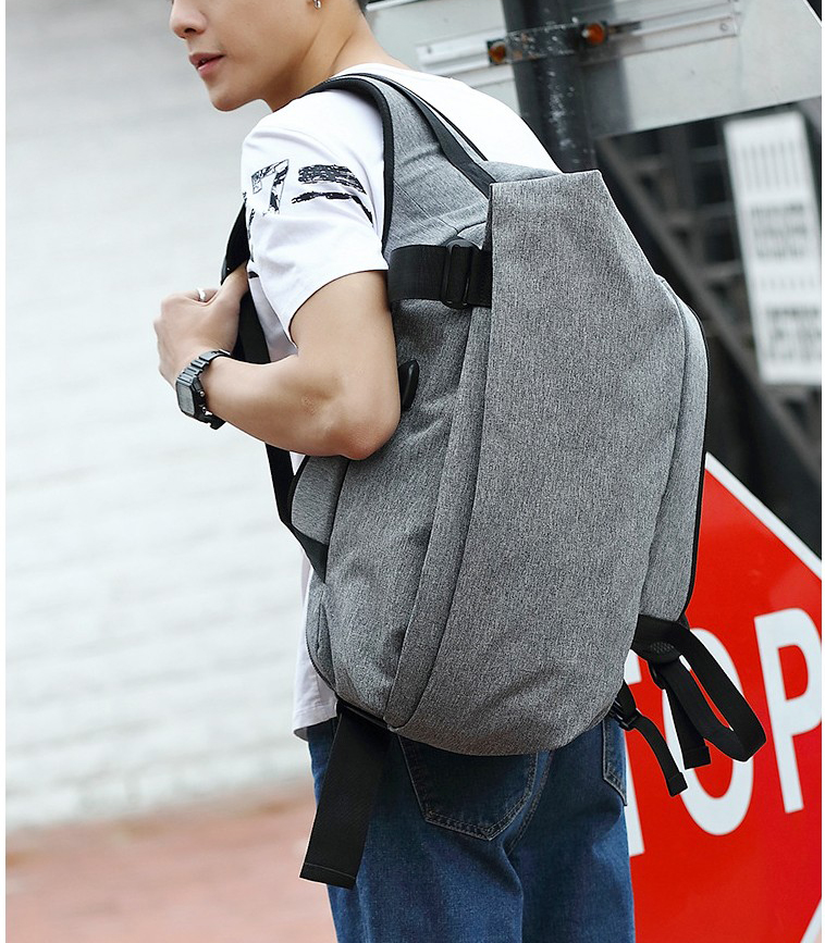 Inbags male laptop carrier band usb expandable bac