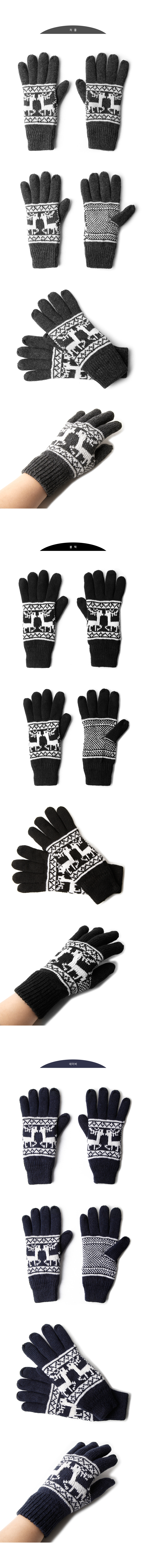 Nordic Smartphone Touch Gloves Fur Lining Couple W