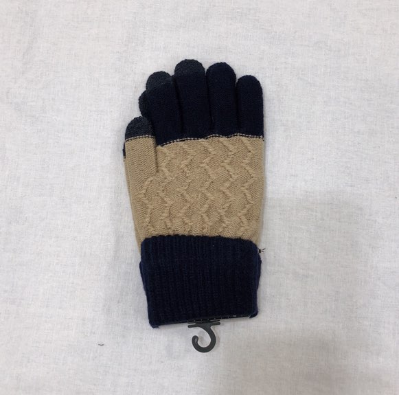 Unisex winter smart phone touch brushed gloves 6co