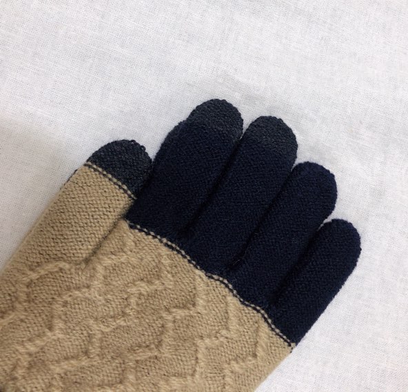Unisex winter smart phone touch brushed gloves 6co