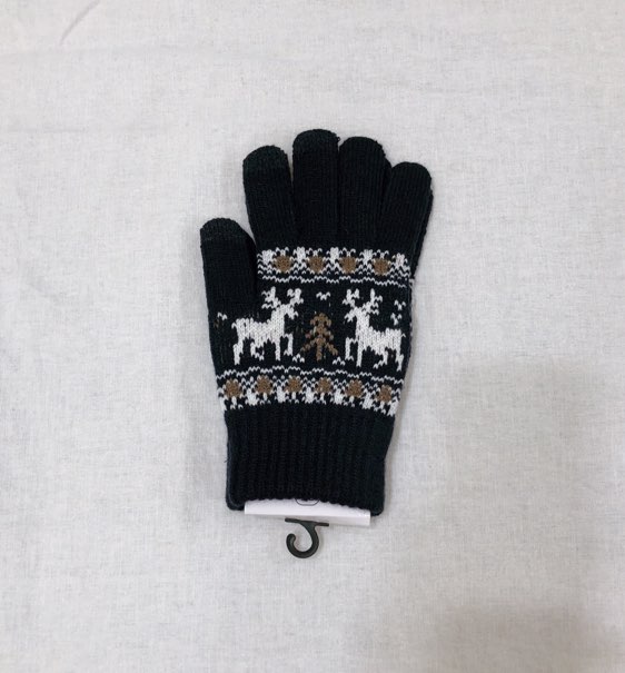 Unisex winter smart phone touch brushed gloves 6co