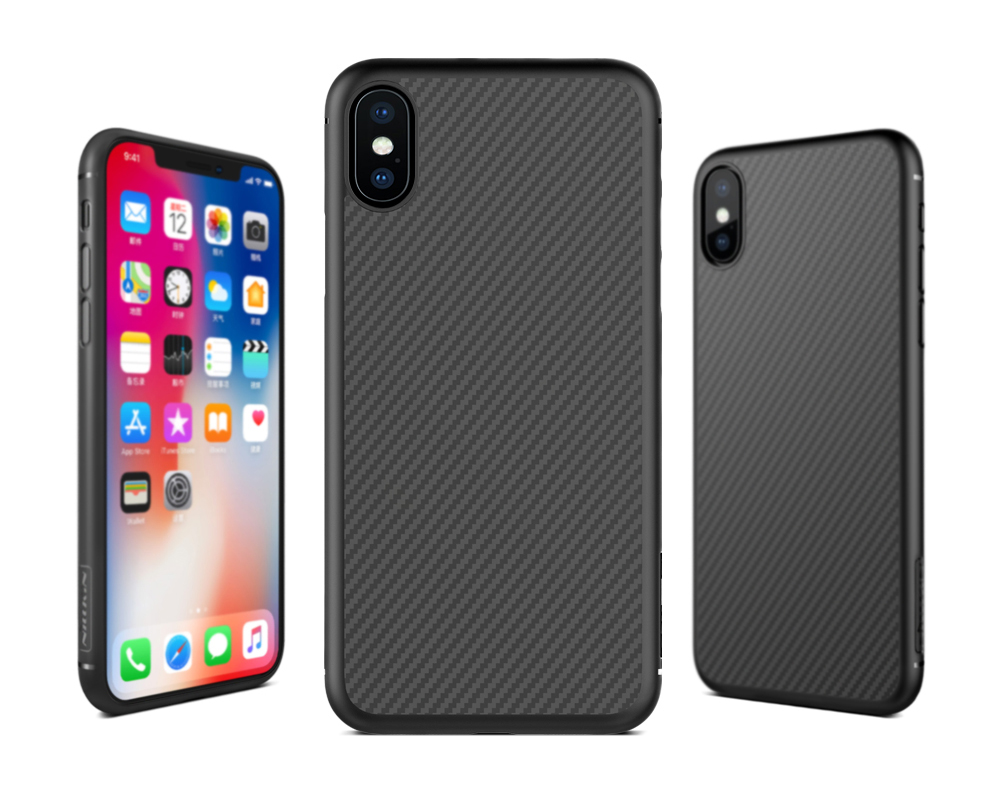 IPhone X Case Neilkin Carbon Slim Fit Ultra Thin R