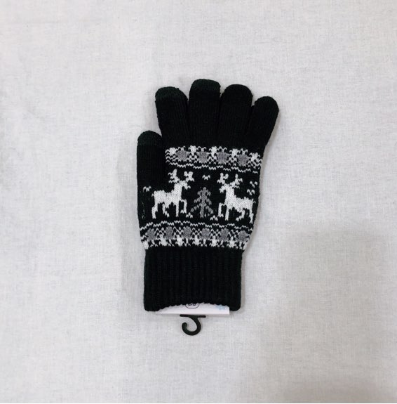 Unisex winter smart phone touch brushed gloves 6co