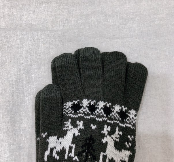 Unisex winter smart phone touch brushed gloves 6co