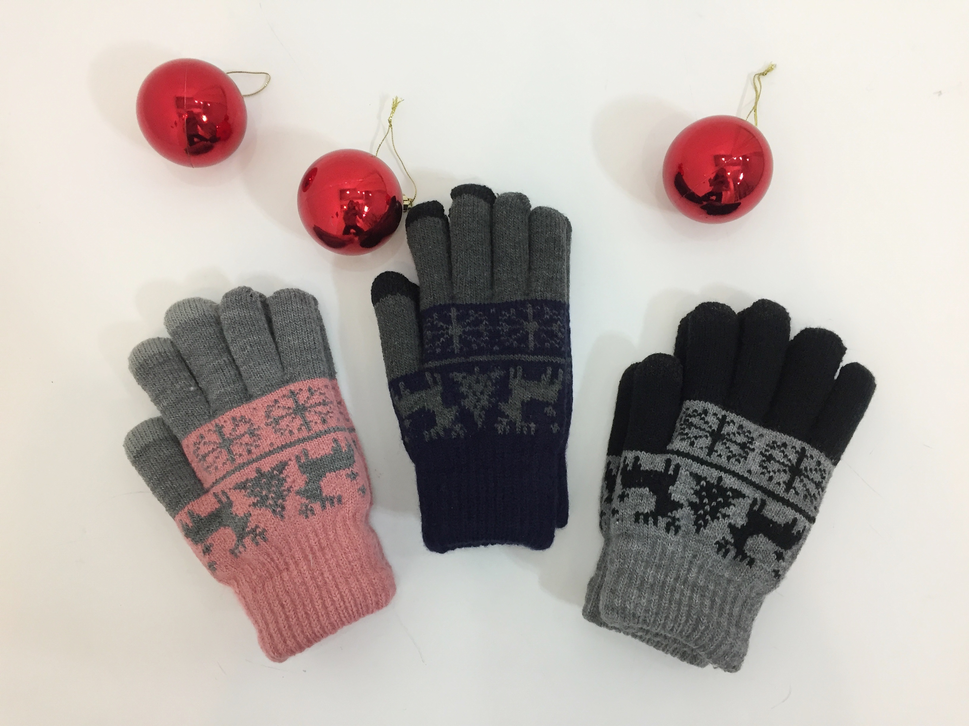 Double warming smartphone touch gloves winter cell