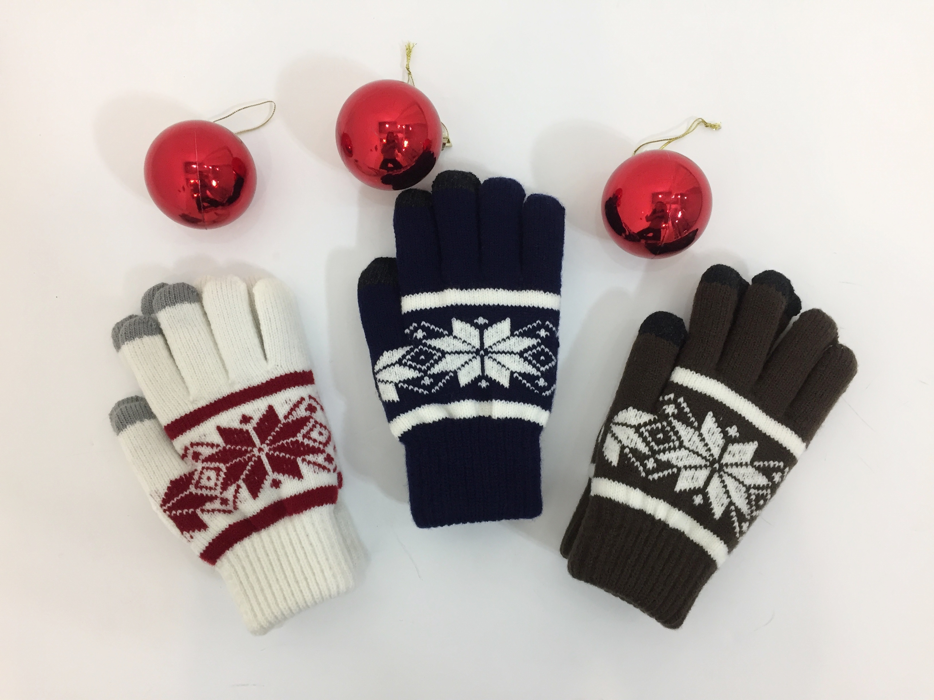 Double warming smartphone touch gloves winter cell