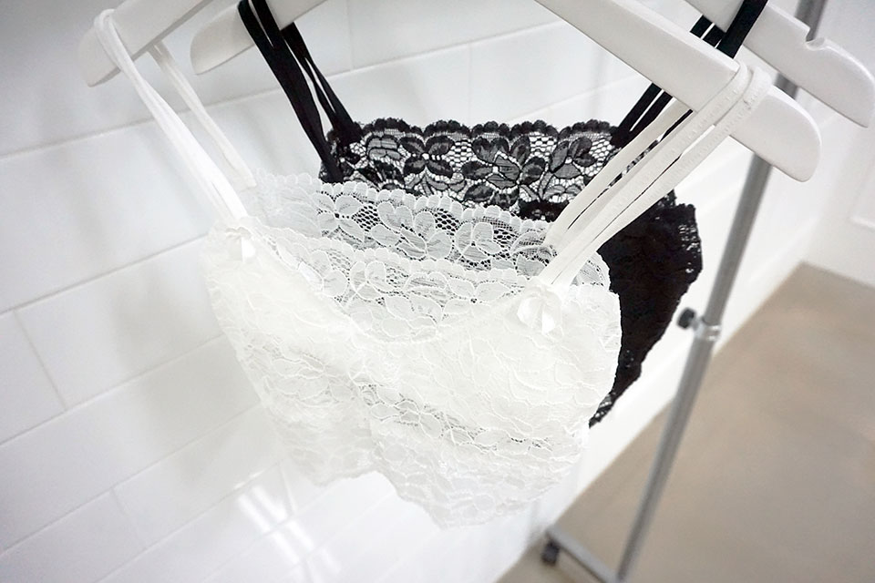 Women's race navy bra panties underwear wedding