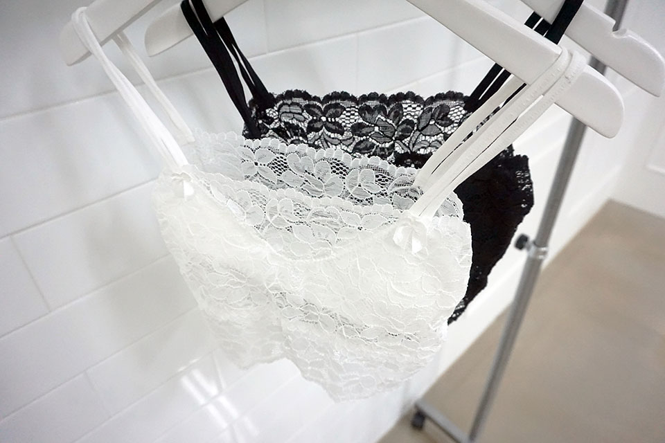 Women's race navy bra panties underwear wedding