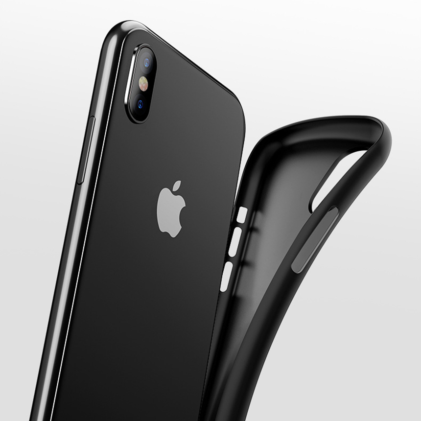 Ultra-slim Matt iPhone Case X Unusual Couple Cute 