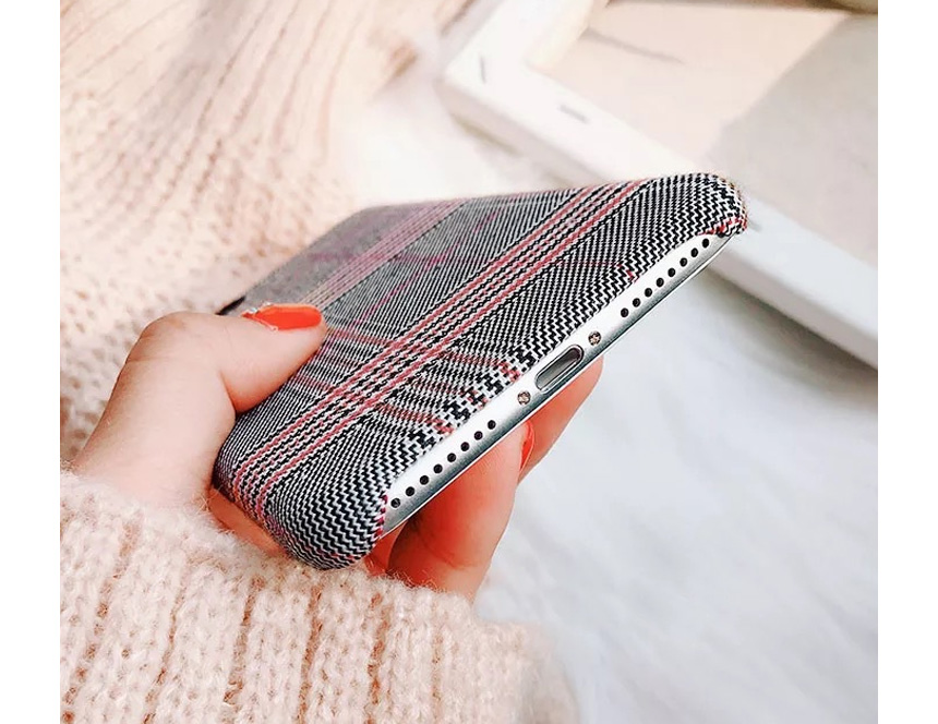 Fabric Pretty Winter Iphone X Case 8+ 7+ x Feature