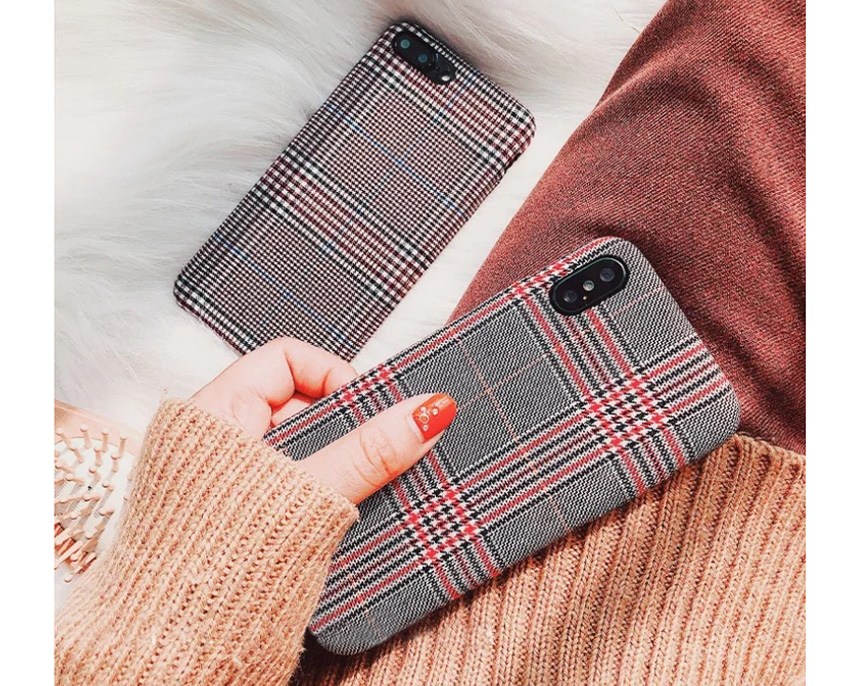 Fabric Pretty Winter Iphone X Case 8+ 7+ x Feature