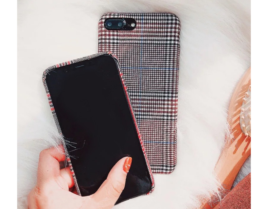 Fabric Pretty Winter Iphone X Case 8+ 7+ x Feature