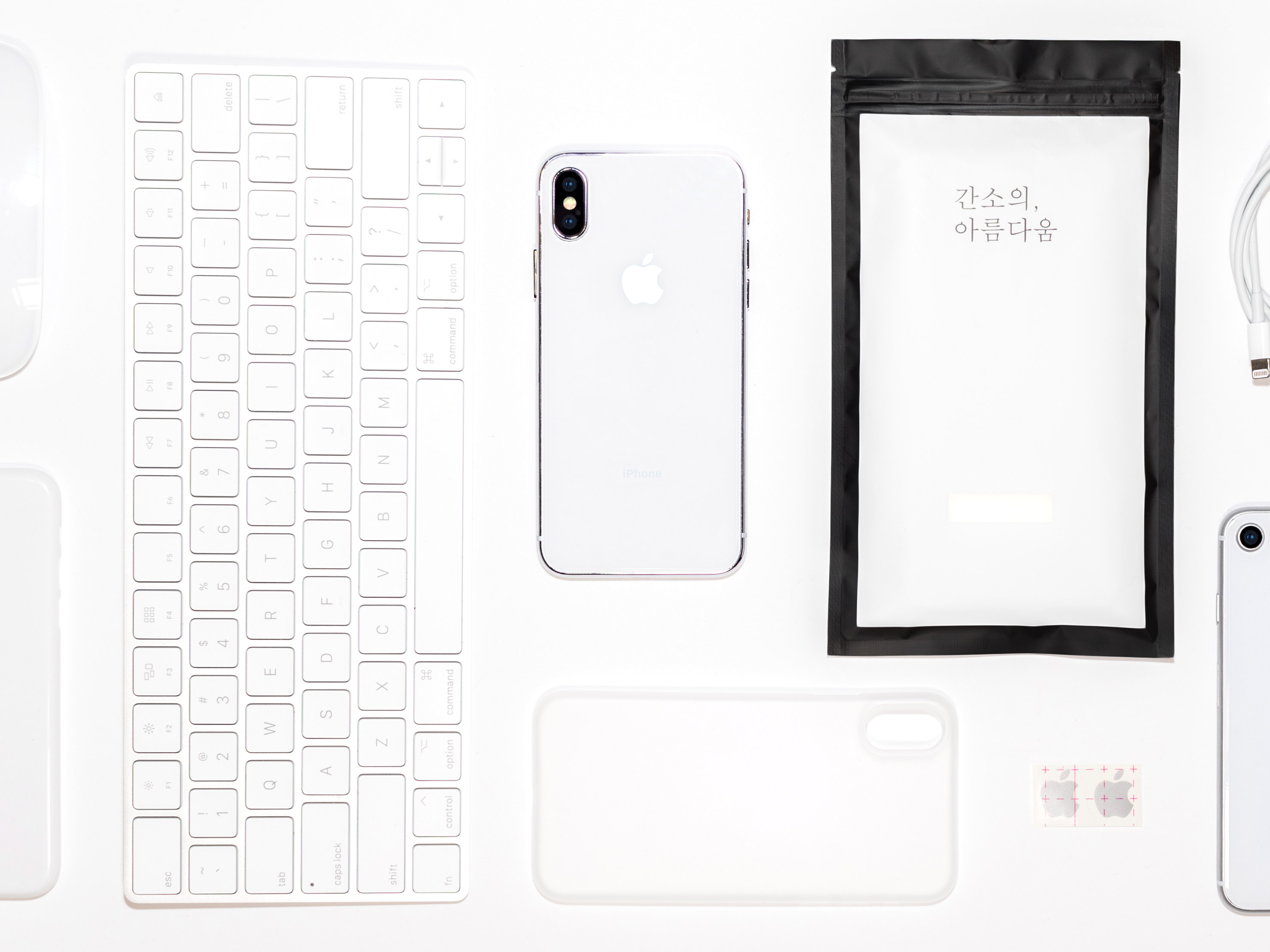 1 + 1 Paper Case iPhone 4 X 0.4mm Slim 7 Jet White