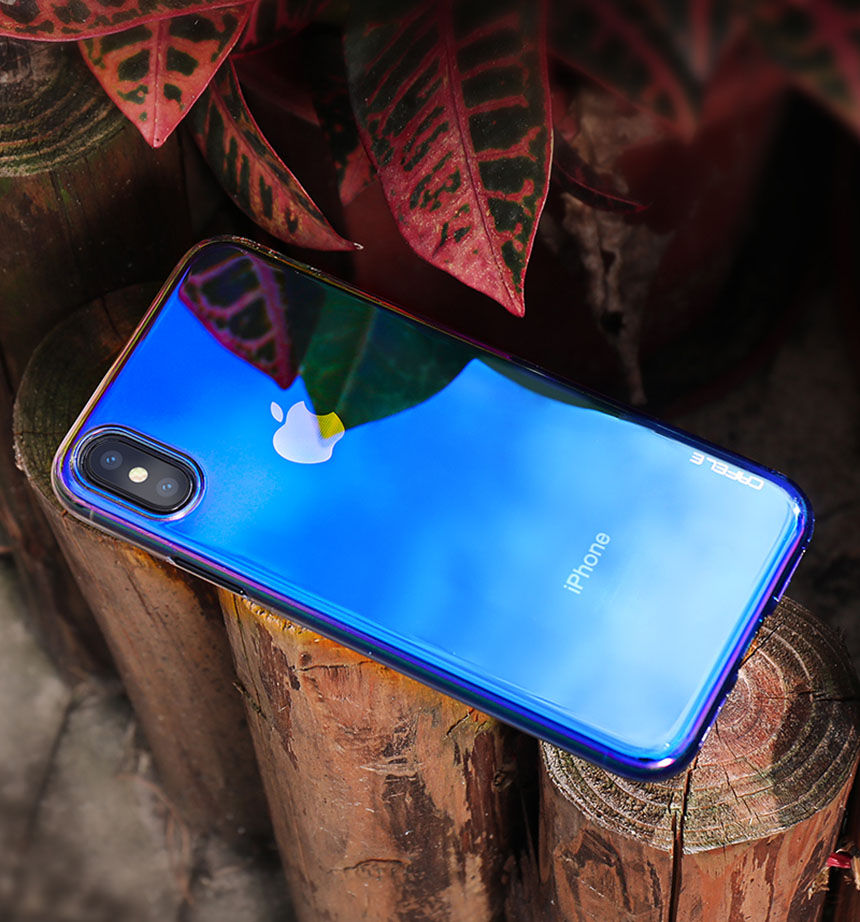 CAFELE Genuine Gradient iPhone C Case cute cute se