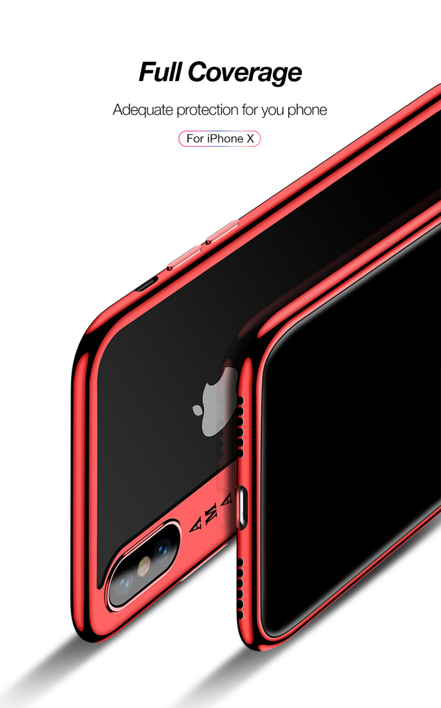 CAFELE Genuine AMAZING Full Cover Clear iPhone Cas