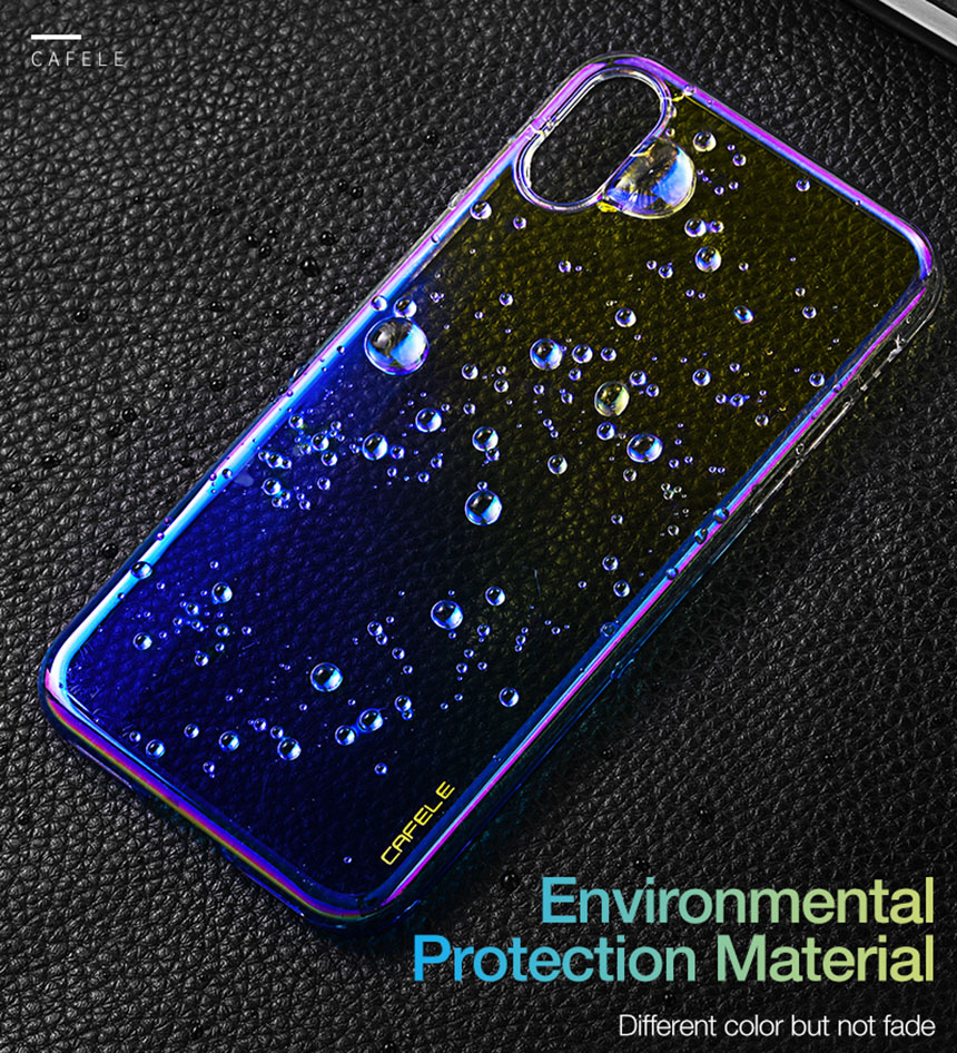 CAFELE Genuine Gradient iPhone C Case cute cute se