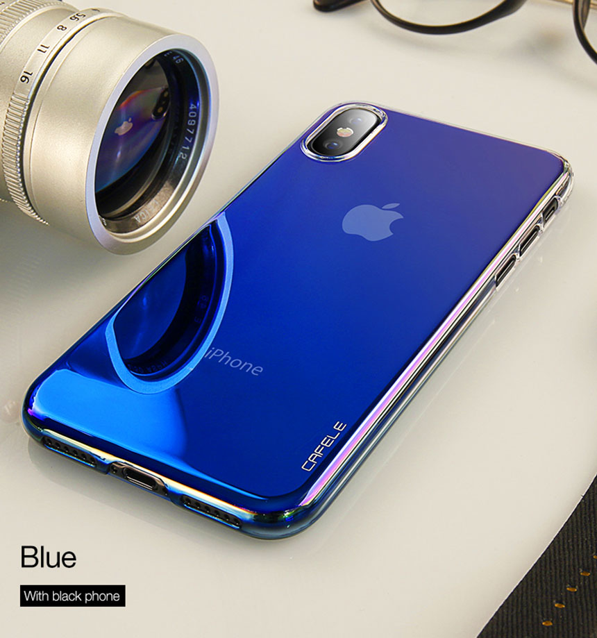 CAFELE Genuine Gradient iPhone C Case cute cute se