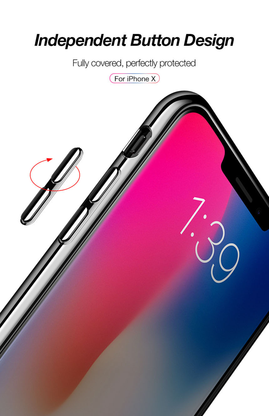 CAFELE Genuine AMAZING Full Cover Clear iPhone Cas
