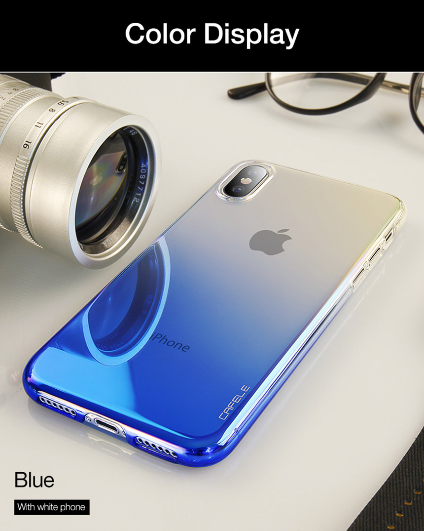 CAFELE Genuine Gradient iPhone C Case cute cute se