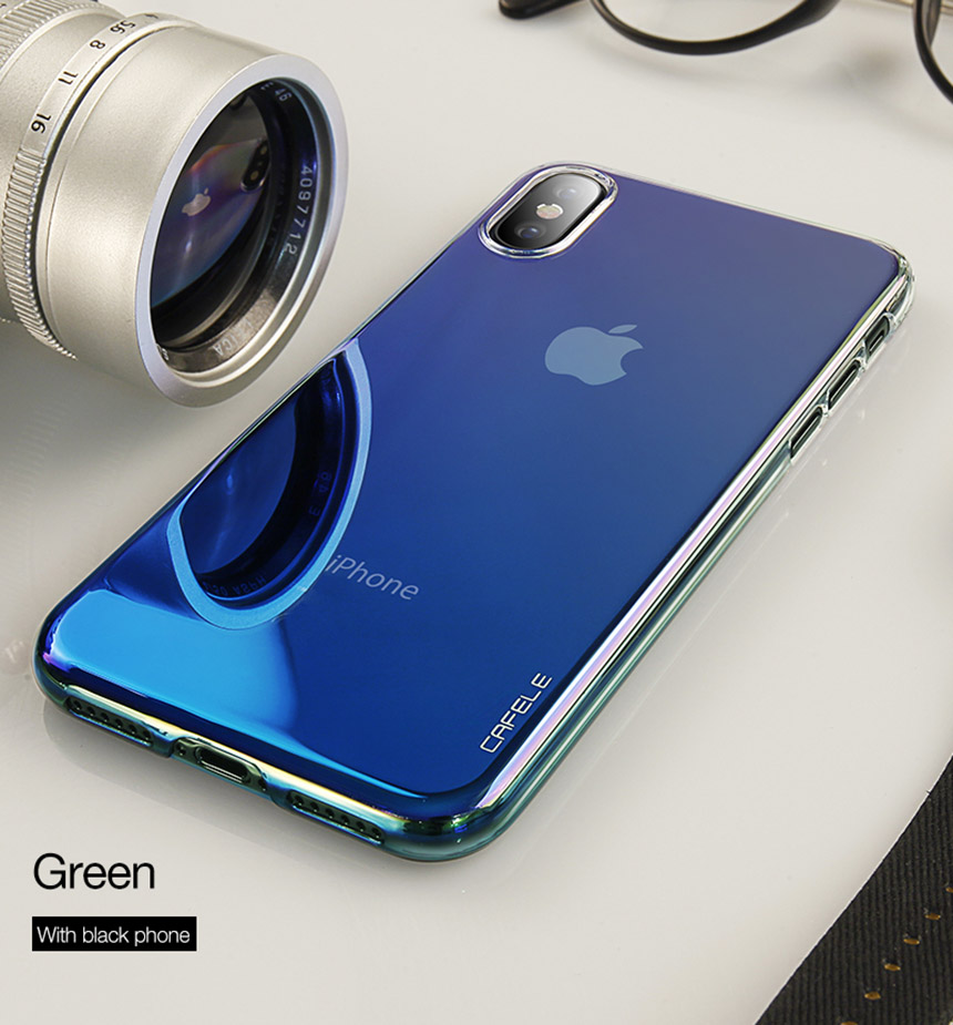 CAFELE Genuine Gradient iPhone C Case cute cute se