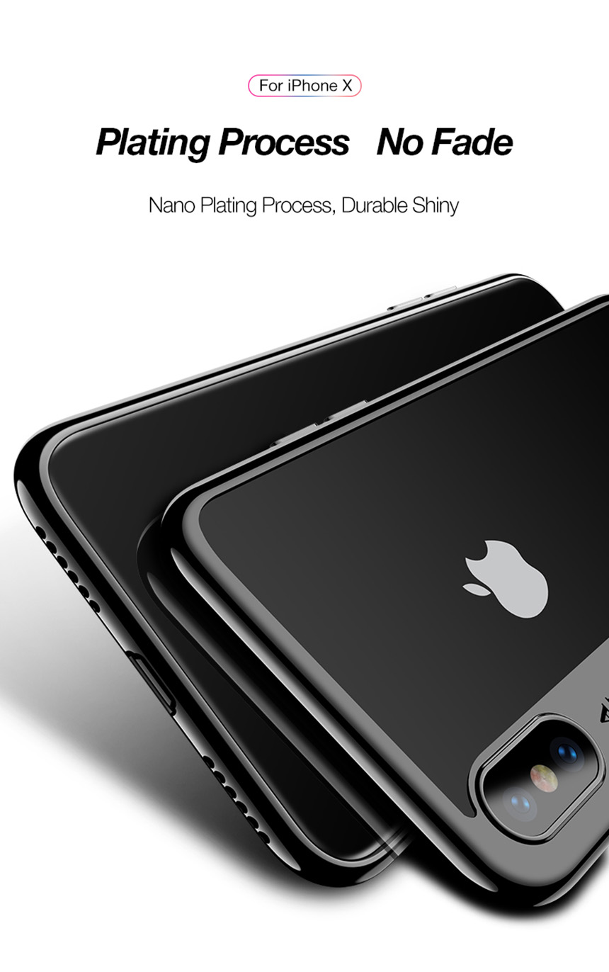 CAFELE Genuine AMAZING Full Cover Clear iPhone Cas