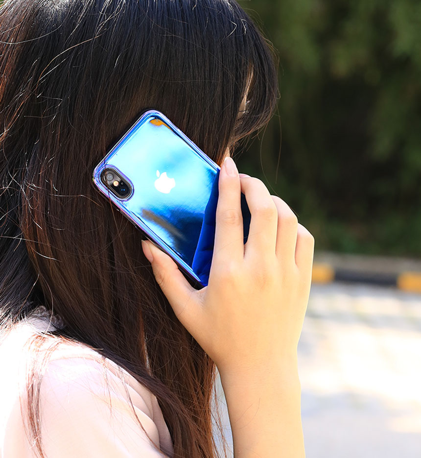 CAFELE Genuine Gradient iPhone C Case cute cute se