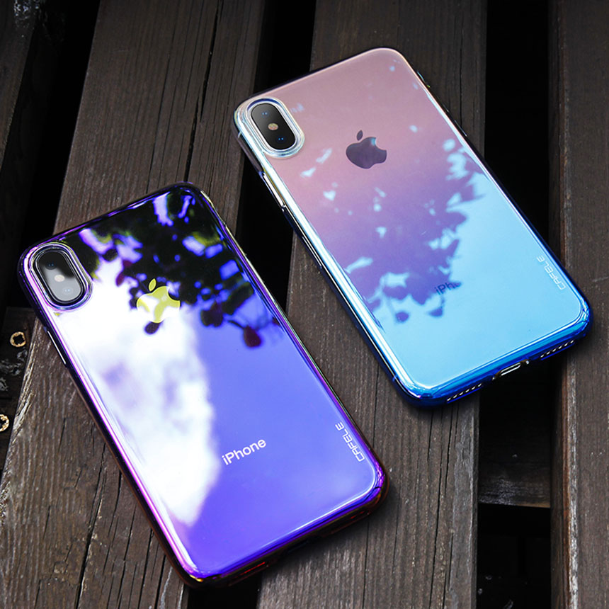 CAFELE Genuine Gradient iPhone C Case cute cute se