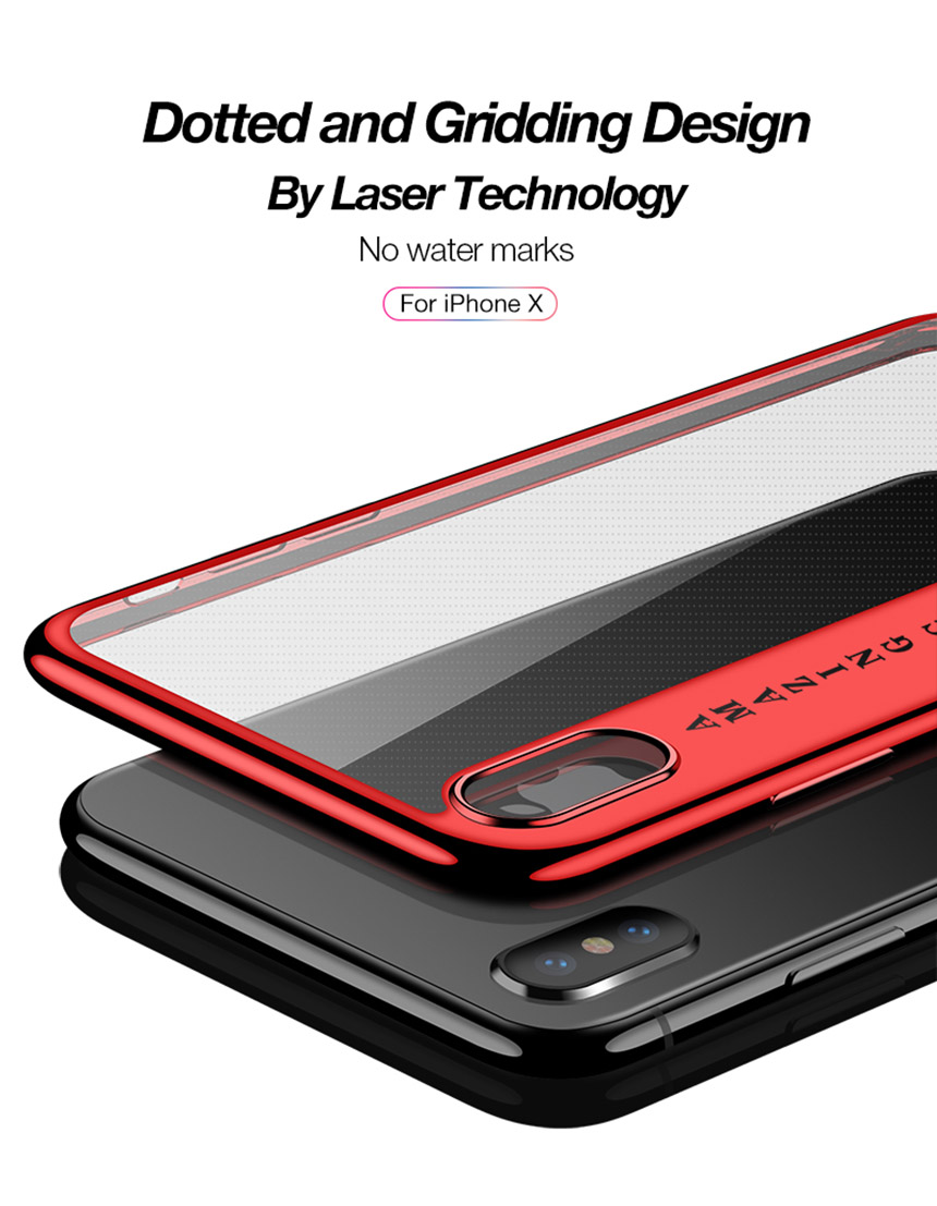 CAFELE Genuine AMAZING Full Cover Clear iPhone Cas
