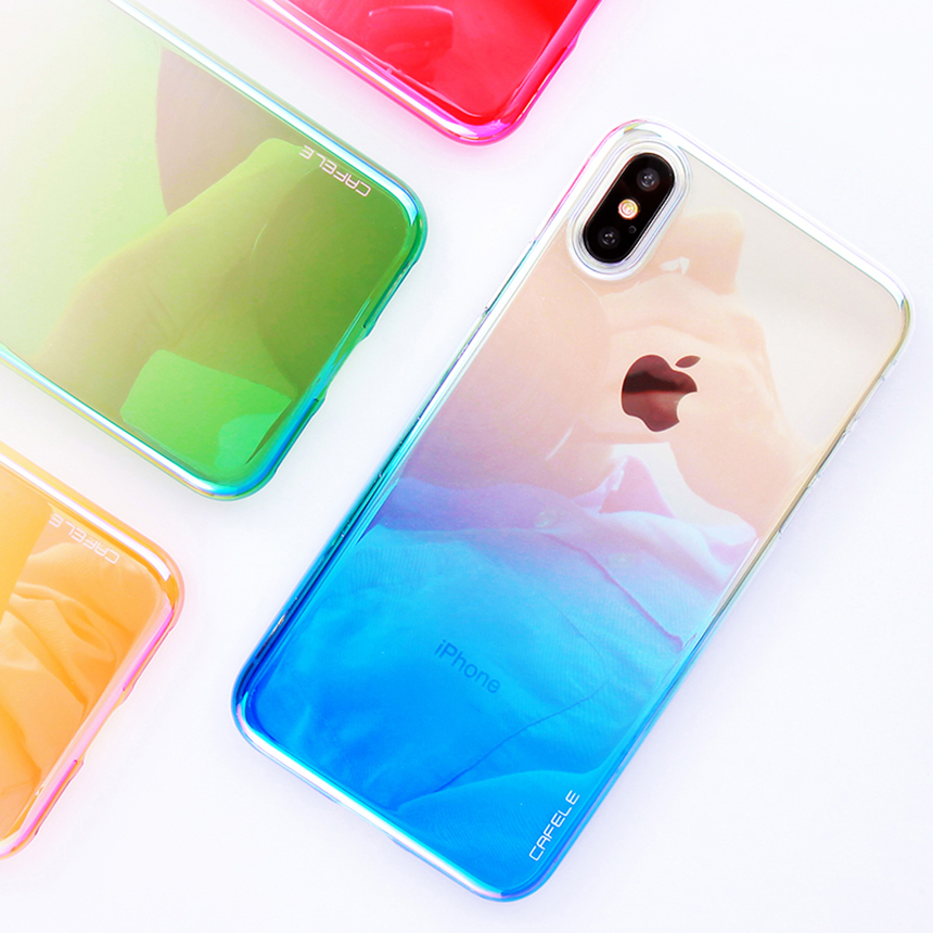 CAFELE Genuine Gradient iPhone C Case cute cute se